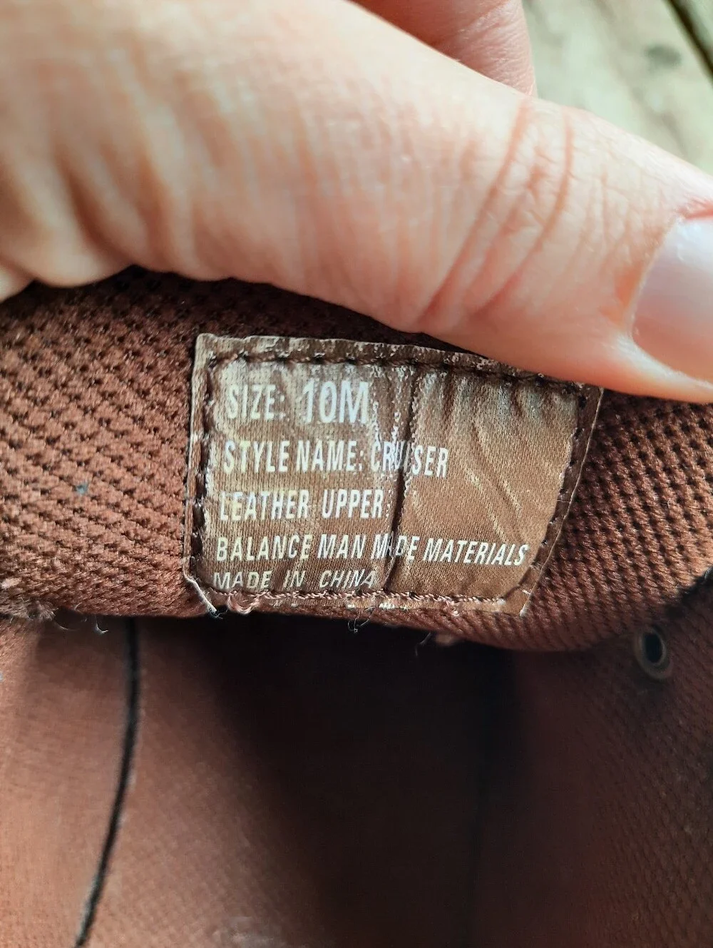 Vintage 90s/Y2K GBX Cruiser Brown Leather Steel Toe Lace-up Lug Oxford Size 10